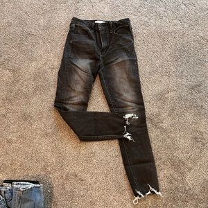 Abercrombie and Fitch high rise skinny jeans
